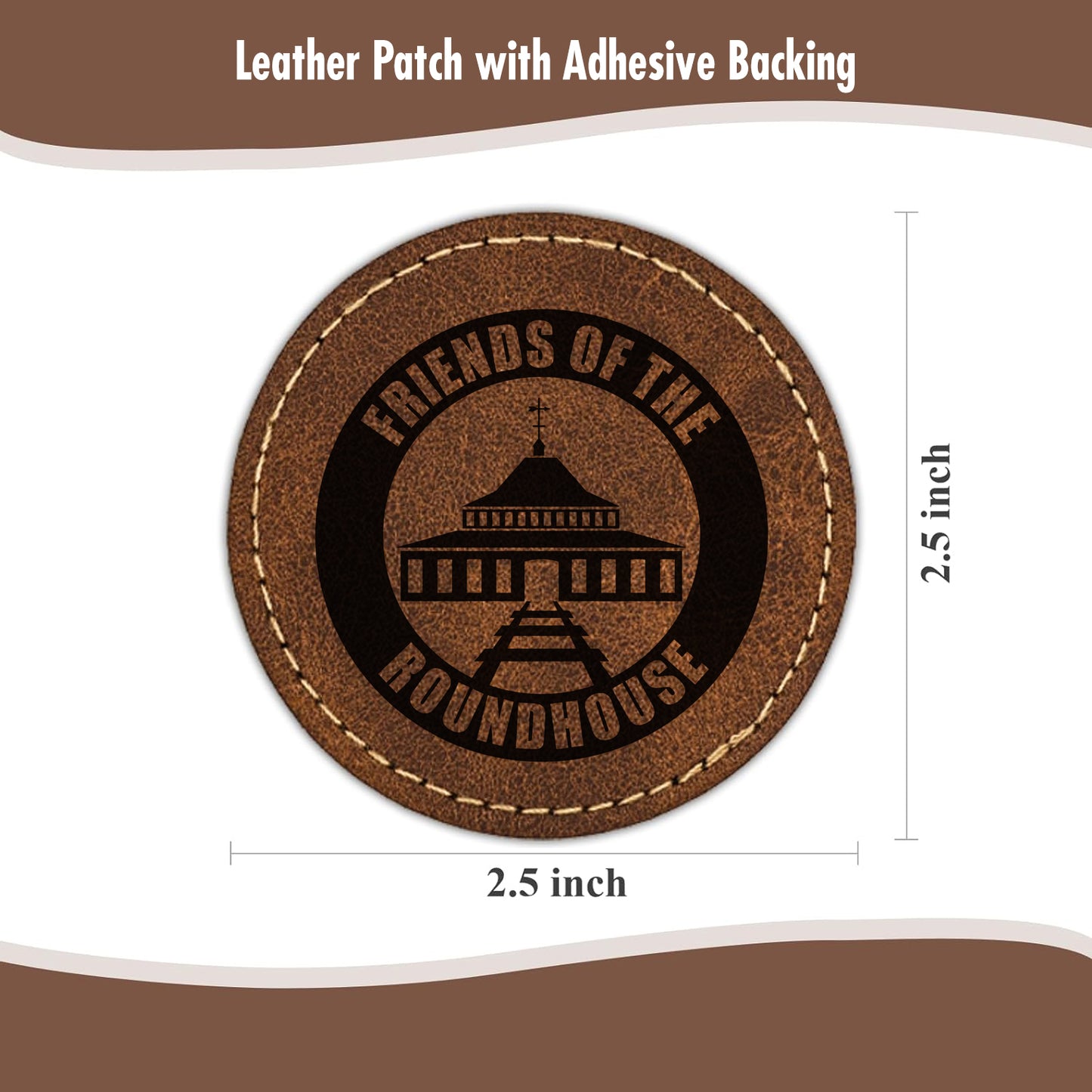 Roundhouse Leatherette Patch
